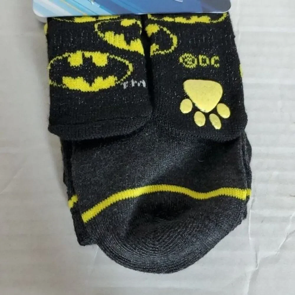 DC BATMAN SUPERMAN CREW SOCKS MEN'S WOMEN'S WOMAN'S SMALL DOG CAT ANIMAL SOCK